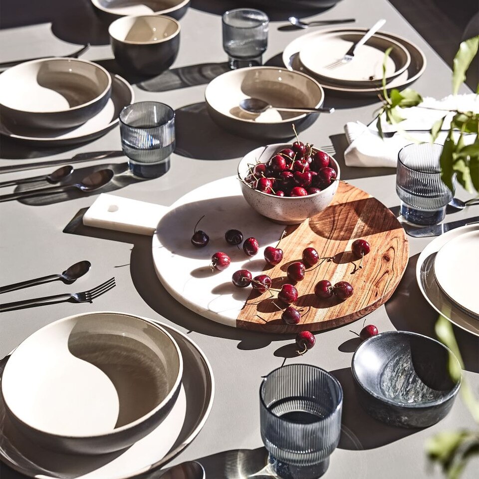 Fluted Acrylic Glassware West Elm Australia